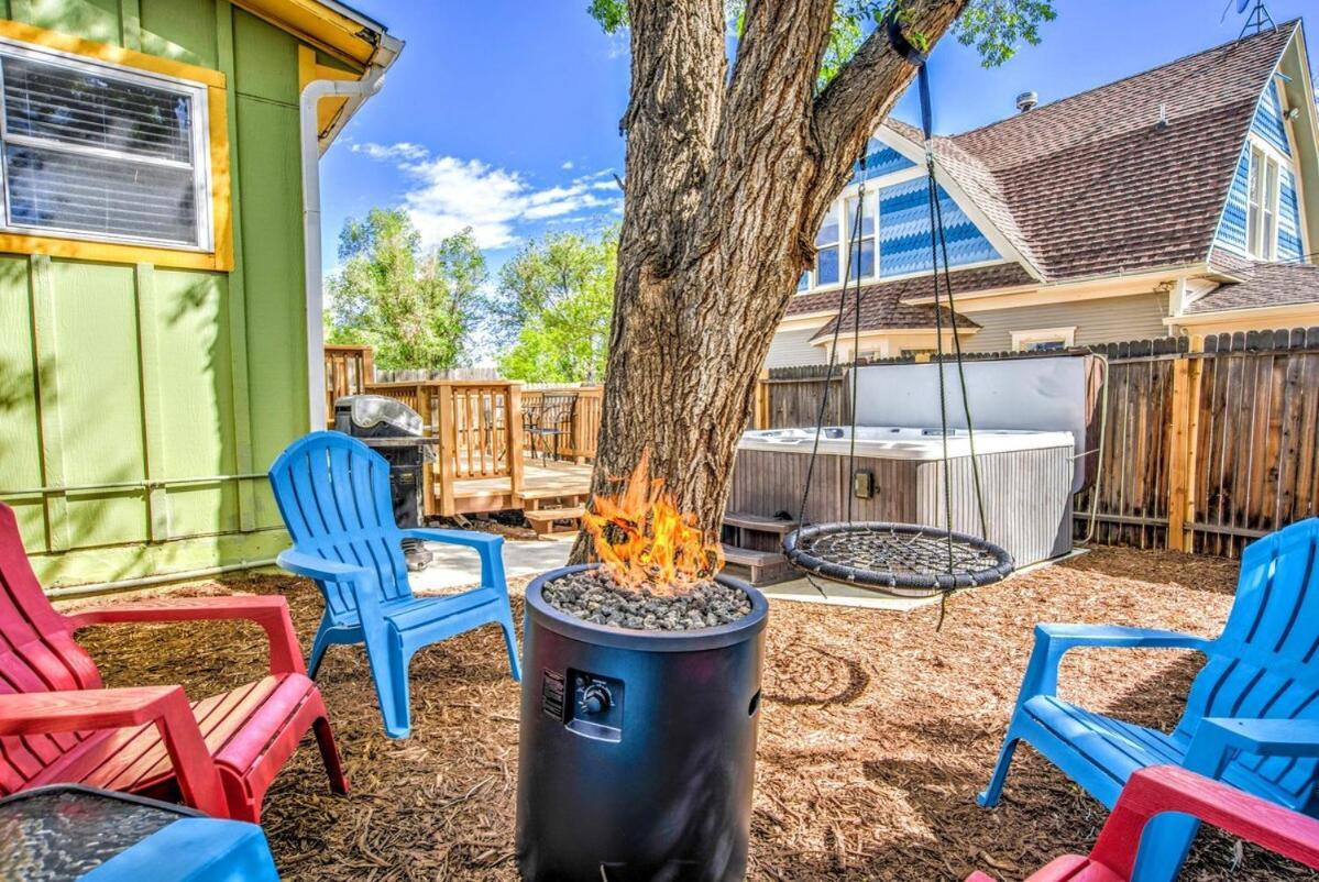 Вілла The Vibrant Victorian Hot Tub & Fire Pit In Occ Колорадо-Спрінгз Екстер'єр фото